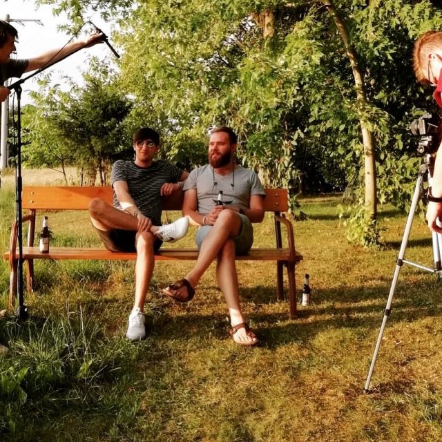 We have something to say.🗣 #lakesideinn #makingof #videoporn #alternativefashion #beer
